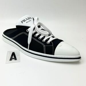 PRADA Pointed Toe Sneaker Mule sz 9.5
